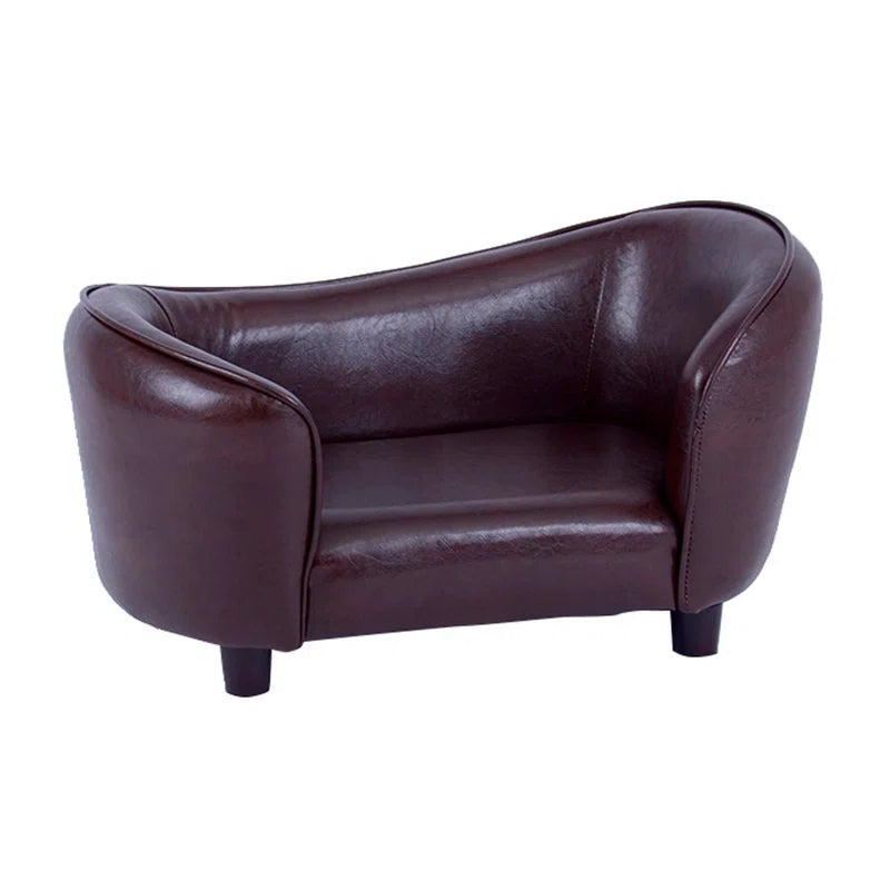 Meldrum Orthopedic Faux Leather Pet Bed