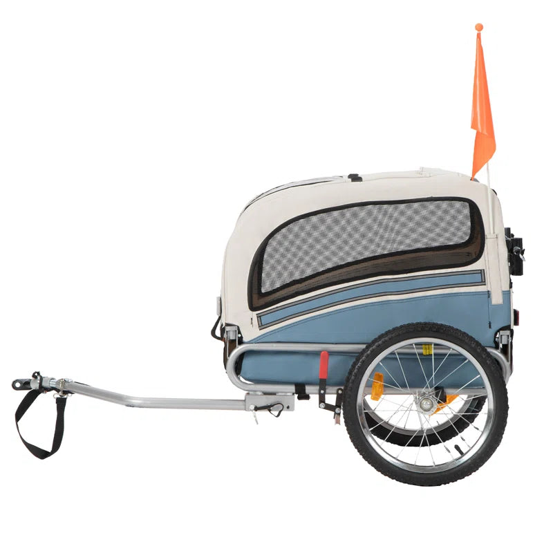 Aobei 2-In-1 Dog Bicycle Trailer, Dog Stroller, and Dog Jogging Stroller