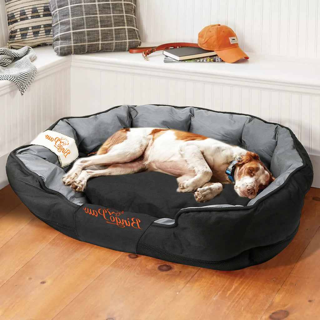 L-XXL Waterproof Dog Bed Orthopedic Sofa Soft Pet Bed Stuffed Pillow Kennel Mat
