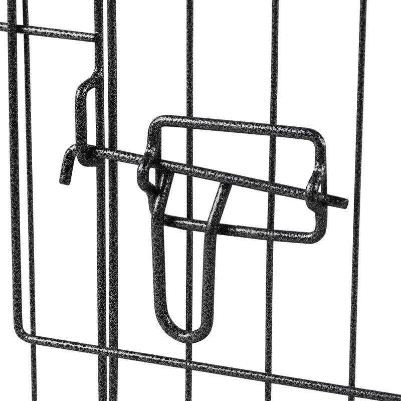 24'' H 8 Panel Metal Exercise Pen with Door