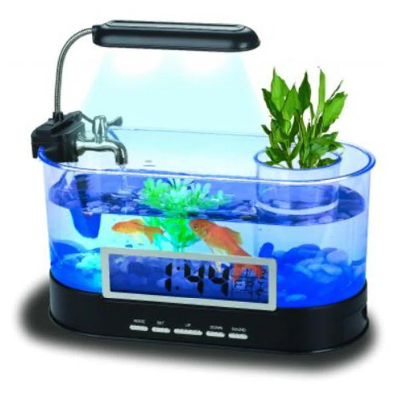 Cheril 1.8 Gallons USB Desktop Aquarium Kit