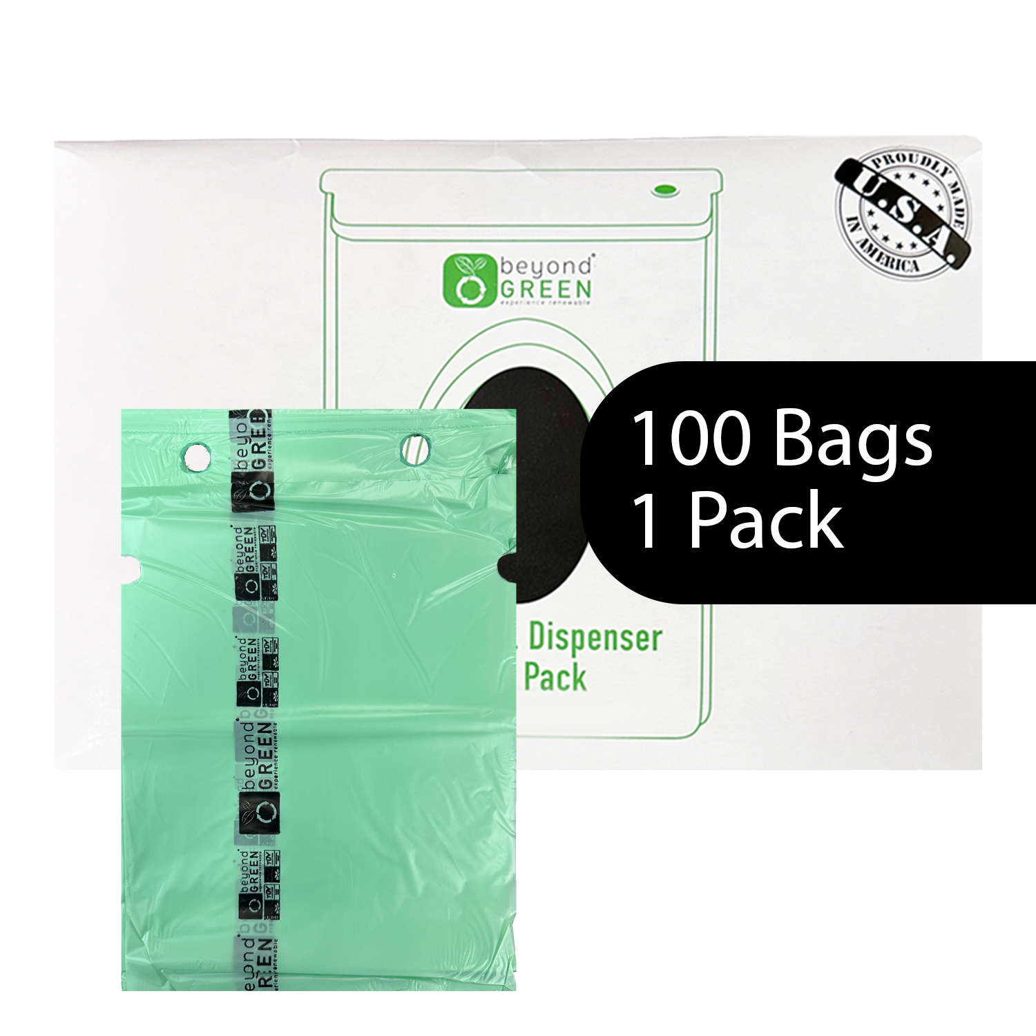 Dog Waste Bags – Single-Pull Refill 9" x 13" – Made in USA