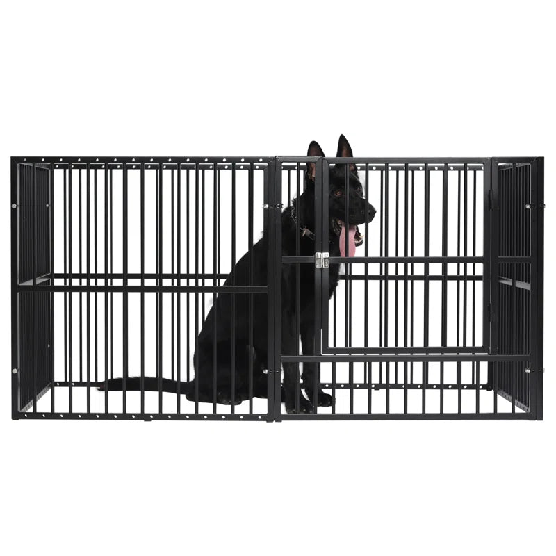 Dog Fence Heavy Duty Exercise Pen Safe and Sturdy,31"- 63" Inch Extendable,31.5" Height