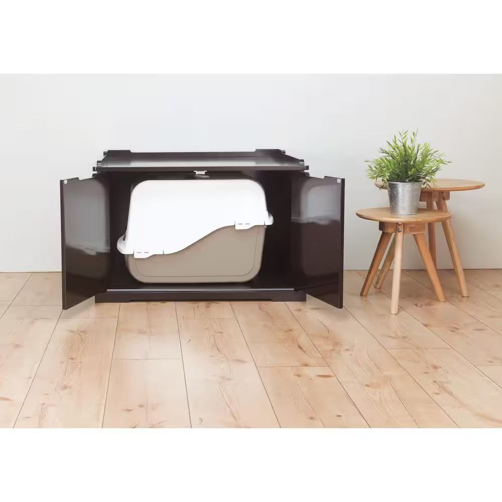 Wooden Pet House XL and Litter Box