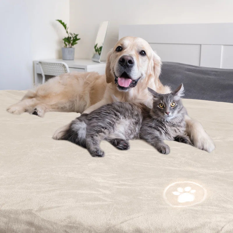 Waterproof Dog Blanket - 50X60 and 60X70 Reversible Sherpa Dog Blanket for Couch, Bed, or Car - Protects from Spills, Stains, or Pet Fur