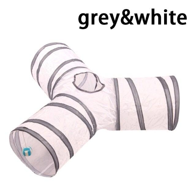 2/3/4/5 Holes Pet Cat Tunnel Toys Foldable Pet Cat Kitty Training Interactive Fun Toy For Cats Rabbit Animal Play Tunnel