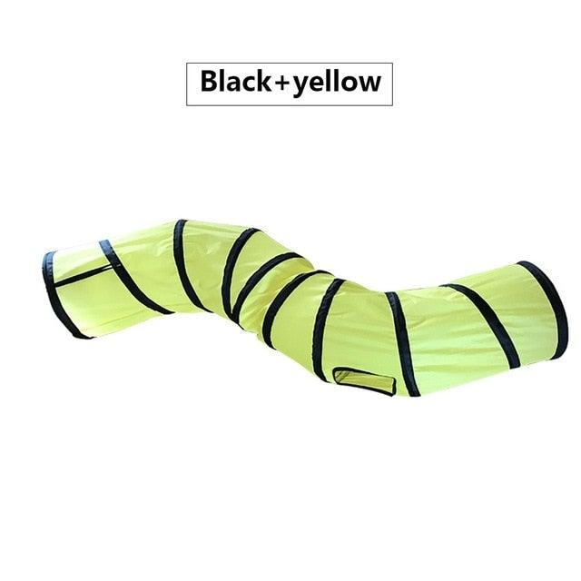 2/3/4/5 Holes Pet Cat Tunnel Toys Foldable Pet Cat Kitty Training Interactive Fun Toy For Cats Rabbit Animal Play Tunnel