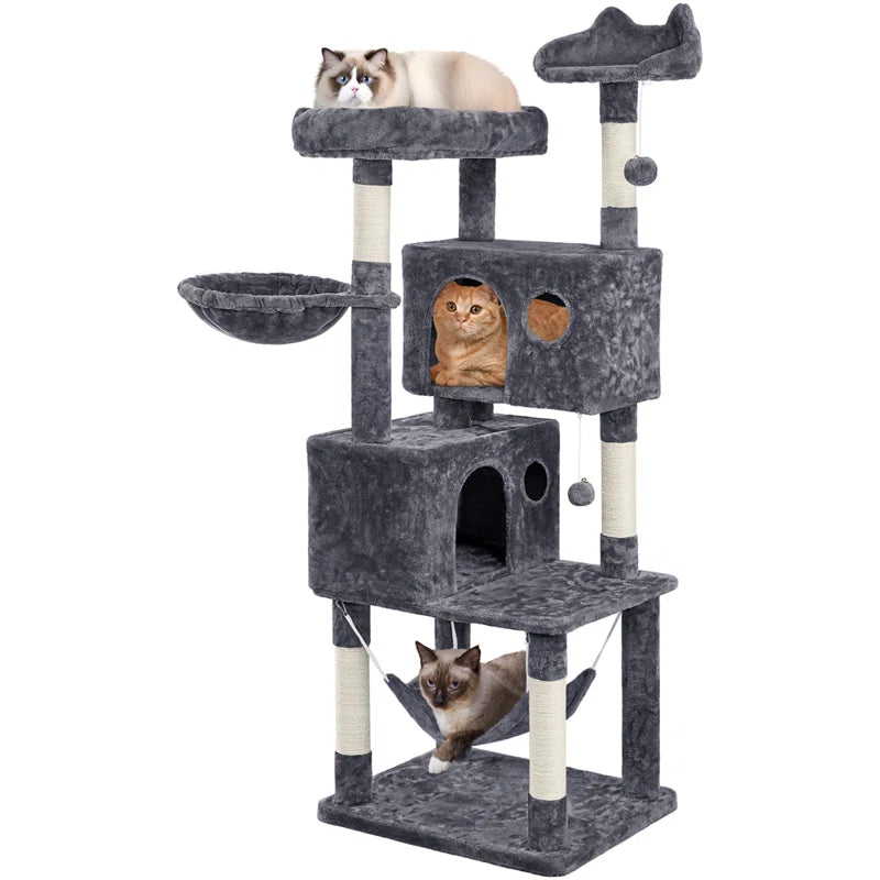 Multiple Level Cat Tree with Scratching Posts