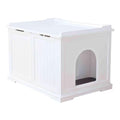 Wooden Pet House XL and Litter Box