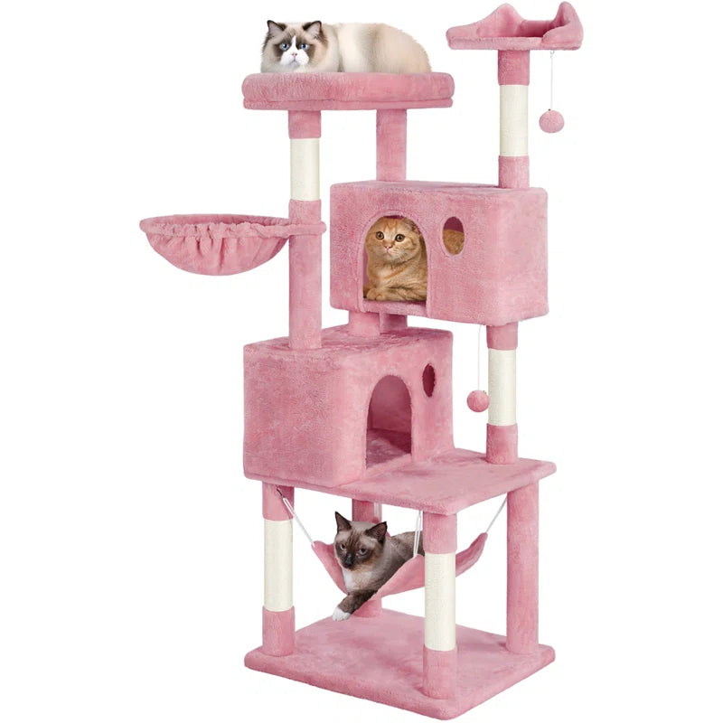 Multiple Level Cat Tree with Scratching Posts