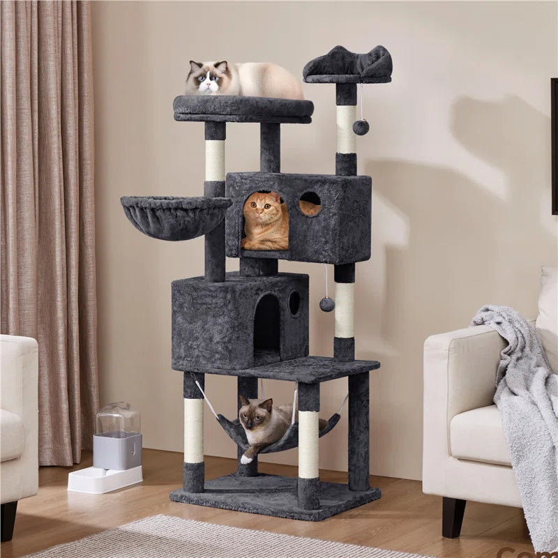 Multiple Level Cat Tree with Scratching Posts