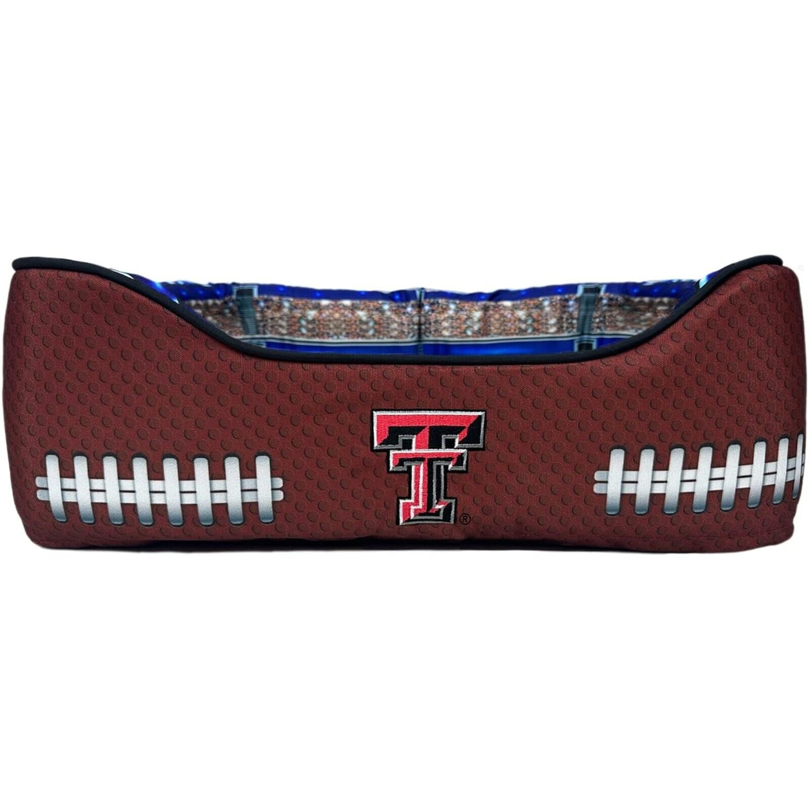 Pets First NCAA Football Stadium Pillow Bed for Dogs & Cats Sporty Dog Bed