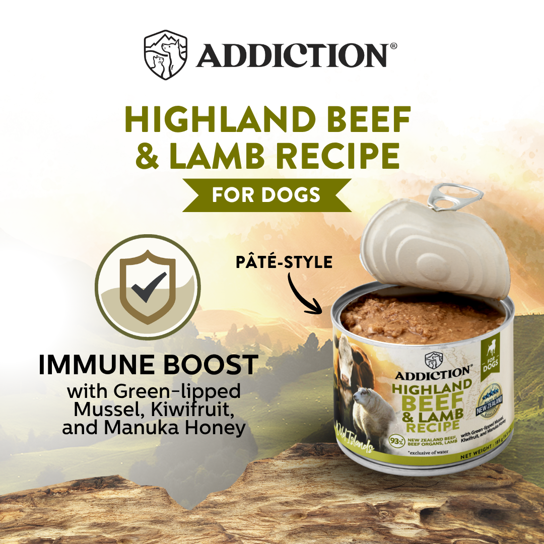 Wild Islands Highland Beef & Lamb Recipe Premium Grain-free Canned Dog Food 185g