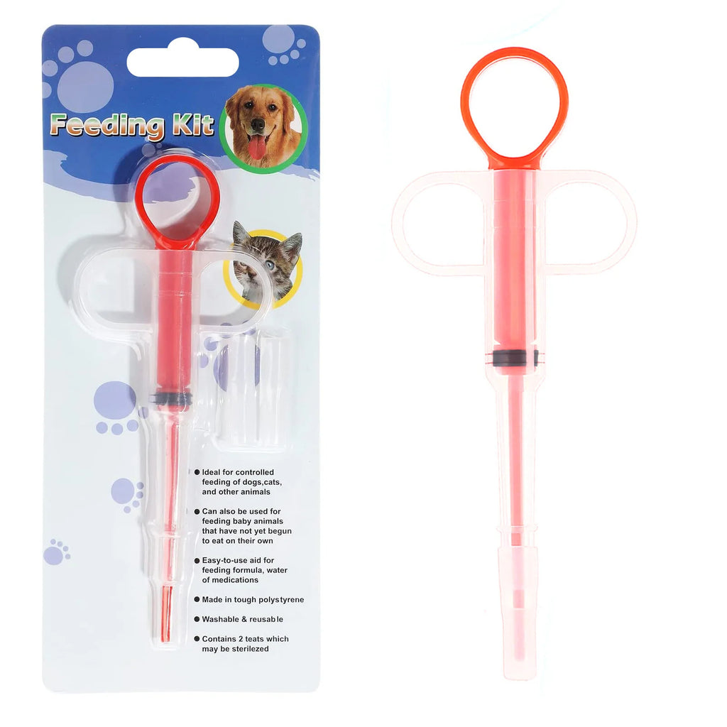 Pet Medicine Feeder Push-Type Syringe Cat Pill Syringe Dropper Dog and Cat Feeder Manufacturer Wholesale