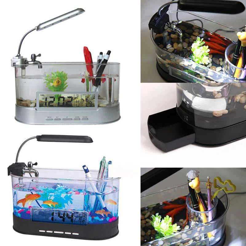 Cheril 1.8 Gallons USB Desktop Aquarium Kit