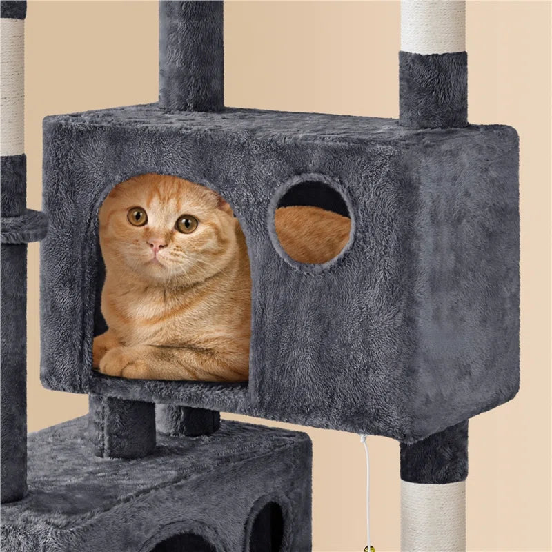 Multiple Level Cat Tree with Scratching Posts
