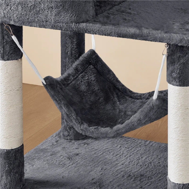 Multiple Level Cat Tree with Scratching Posts