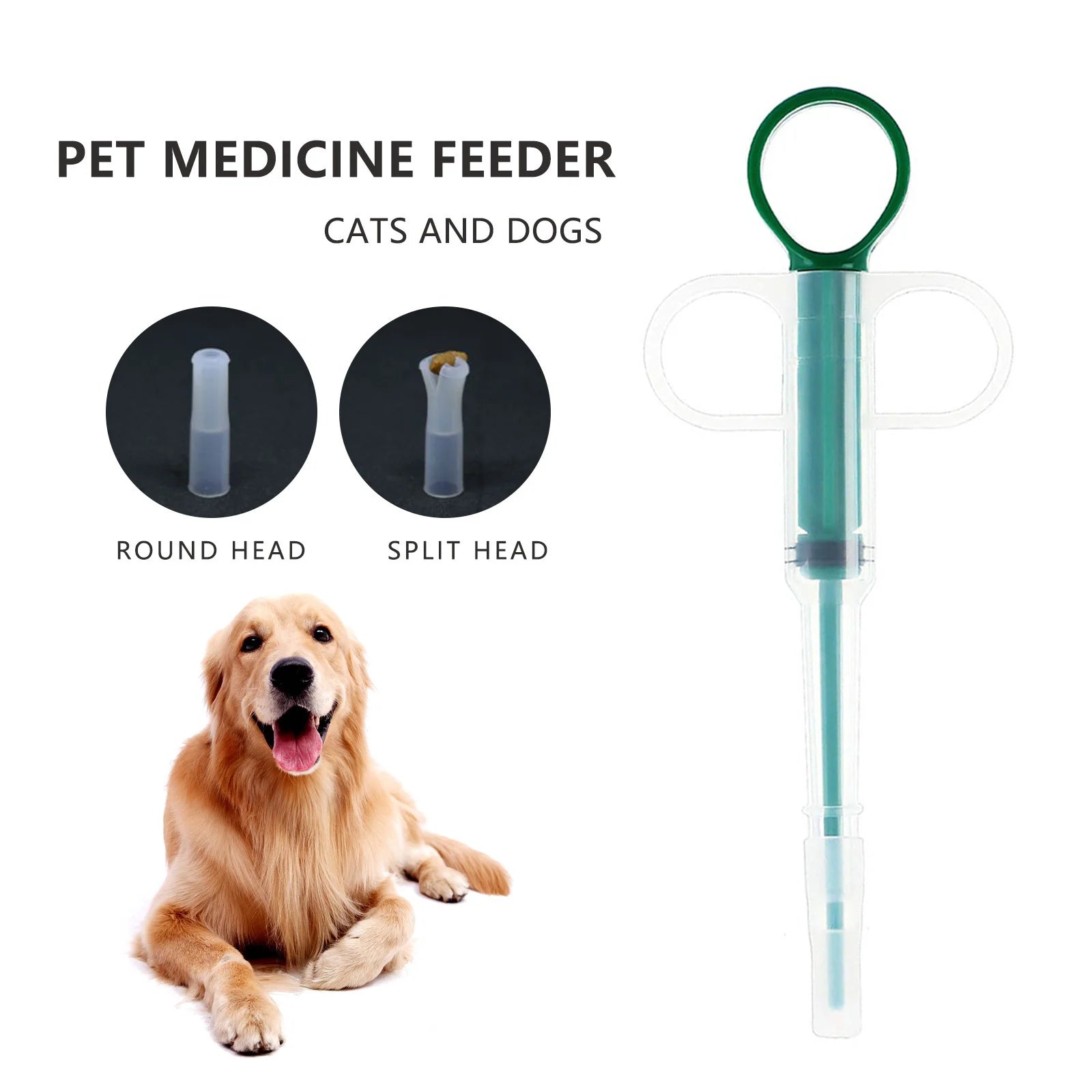 Pet Medicine Feeder Push-Type Syringe Cat Pill Syringe Dropper Dog and Cat Feeder Manufacturer Wholesale