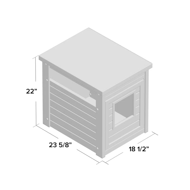 Littell ECOFLEX Litter Box Cover and End Table for Cats