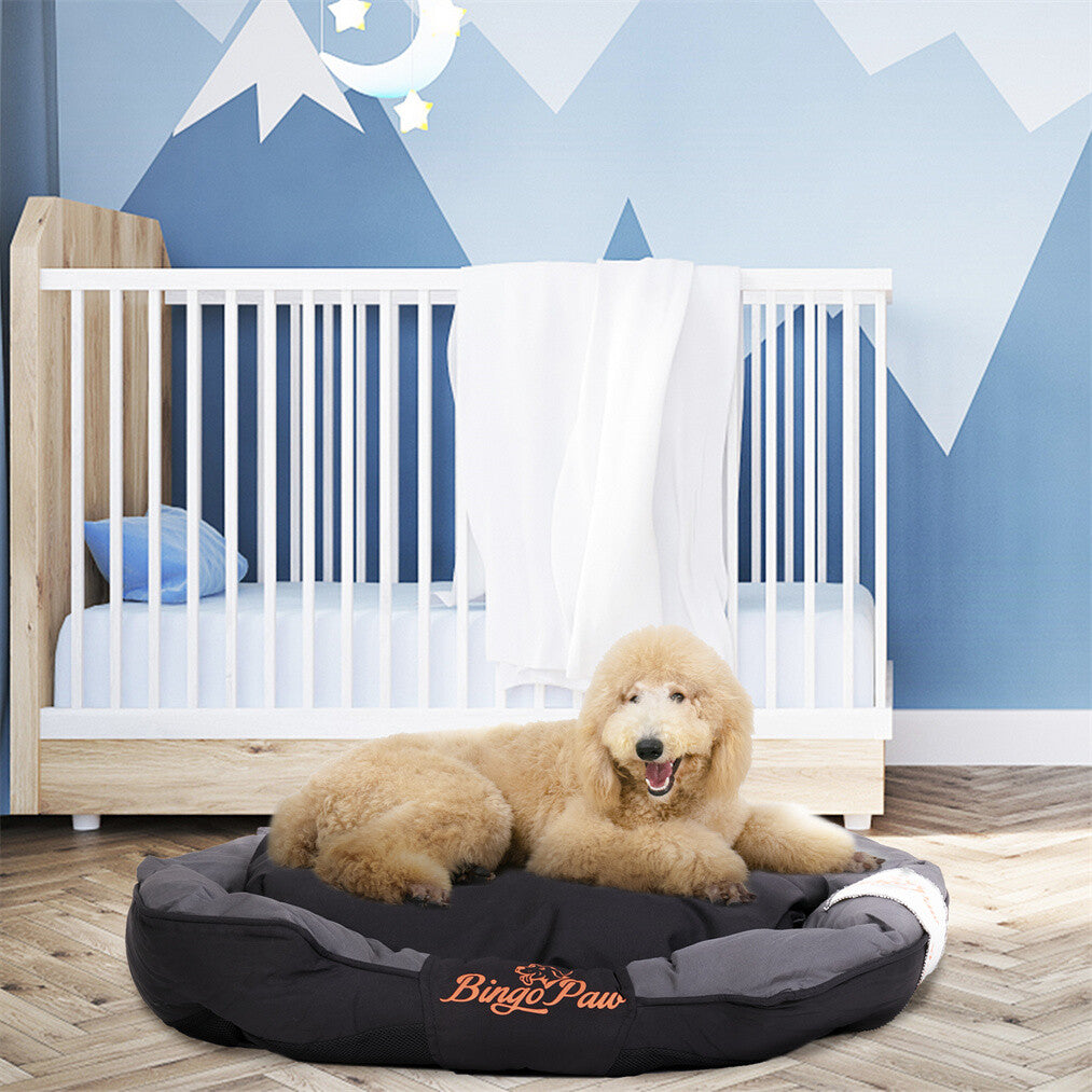 L-XXL Waterproof Dog Bed Orthopedic Sofa Soft Pet Bed Stuffed Pillow Kennel Mat