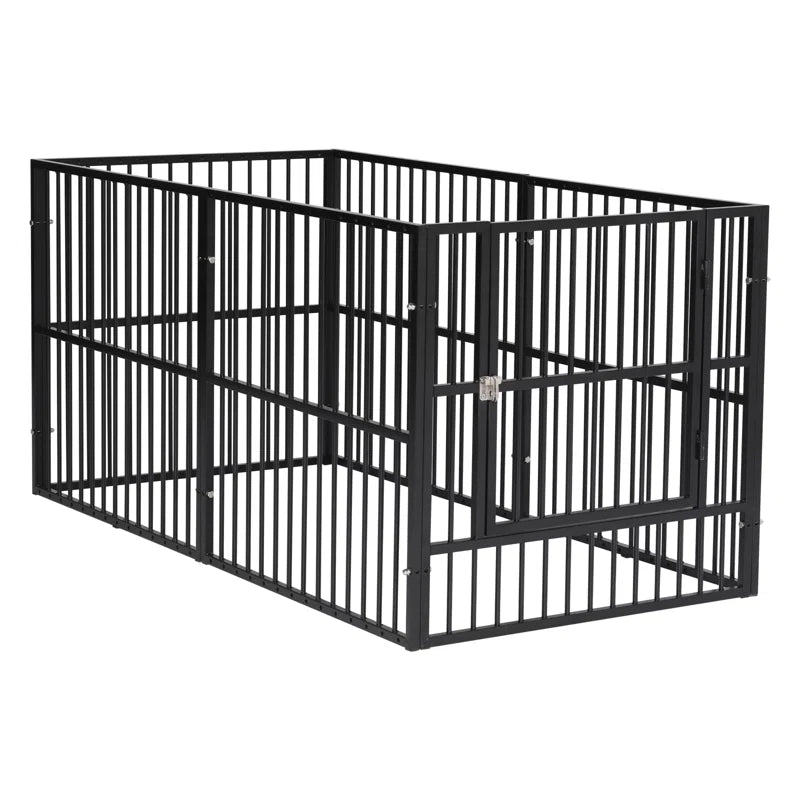 Dog Fence Heavy Duty Exercise Pen Safe and Sturdy,31"- 63" Inch Extendable,31.5" Height