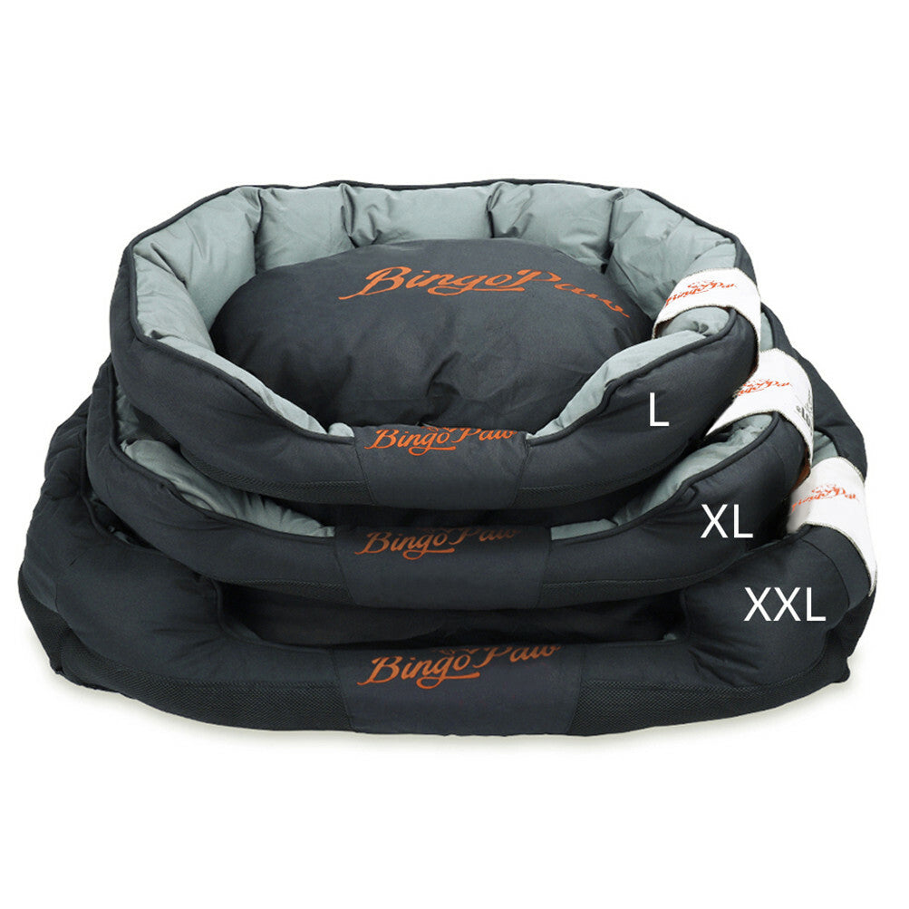L-XXL Waterproof Dog Bed Orthopedic Sofa Soft Pet Bed Stuffed Pillow Kennel Mat