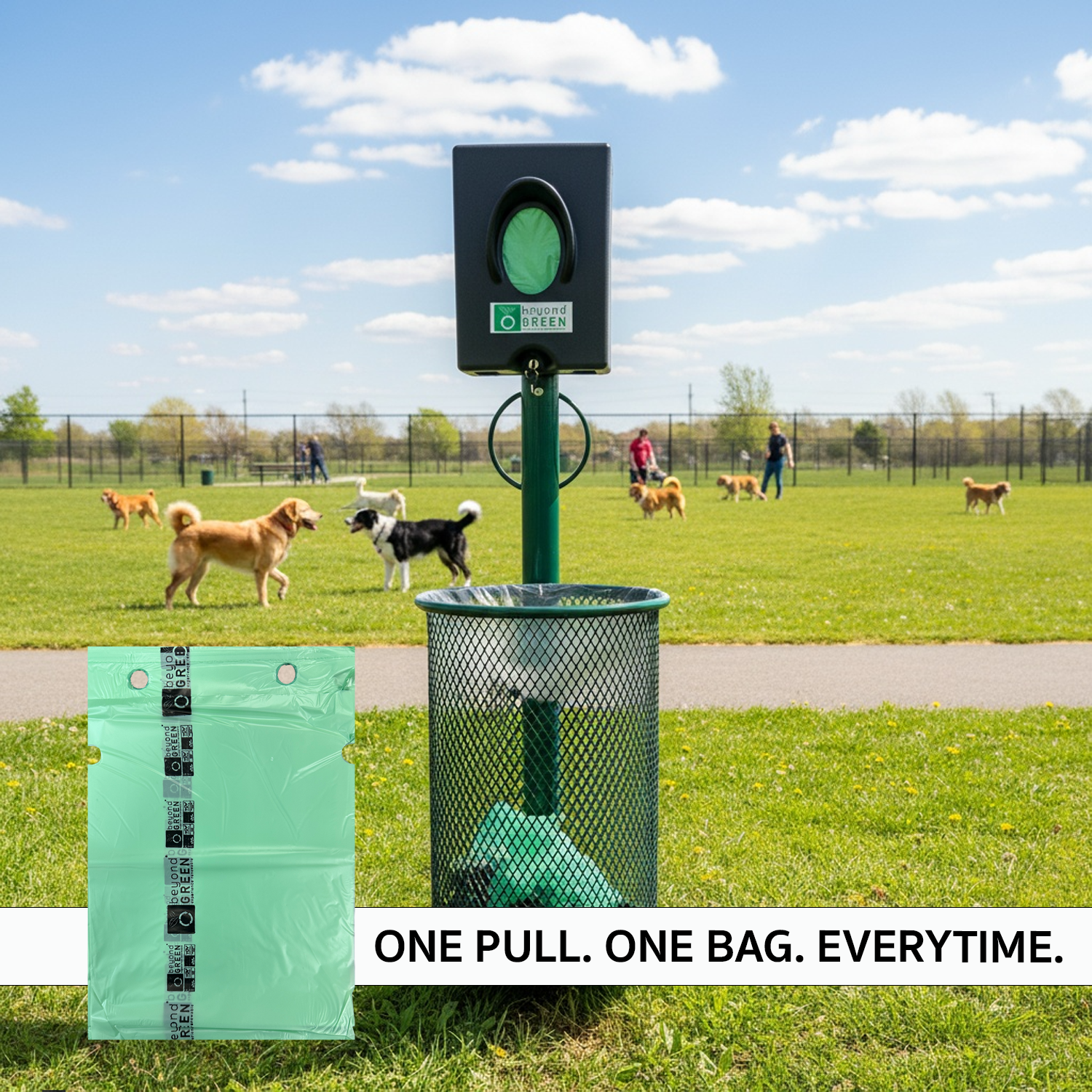 Dog Waste Bags – Single-Pull Refill 9" x 13" – Made in USA