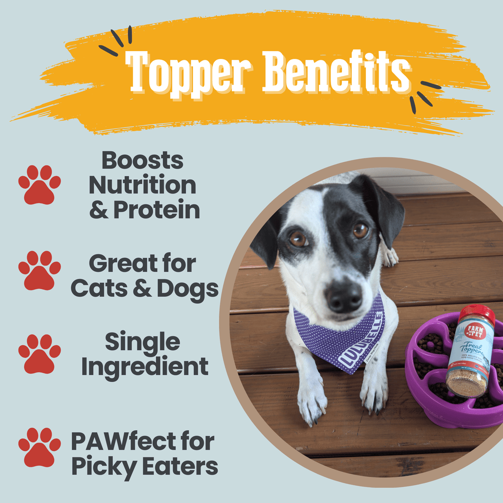 Treat Topper Fish Dog Food Topper | Low-Fat Meal Topper for Pets