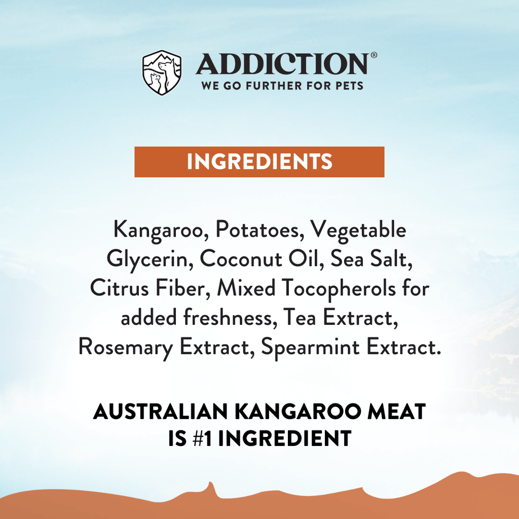 Addiction Kangaroo Dog Food & Treats Bundle