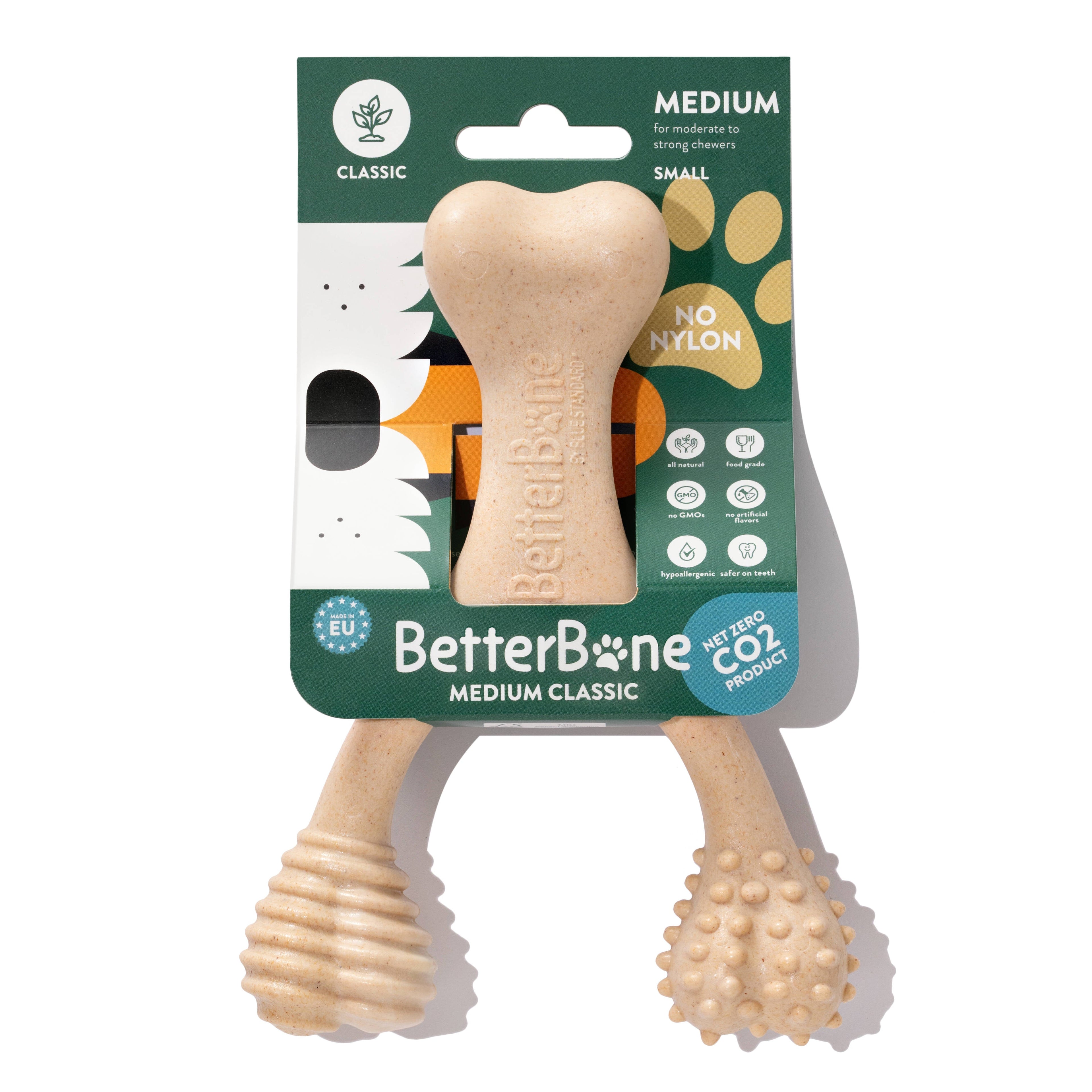 BetterBone MODERATE Durability CHEW TOY: Perfect Chew for Everyday Chewers | Naturally Derived Ingredients, Eco-Friendly, Non-Toxic