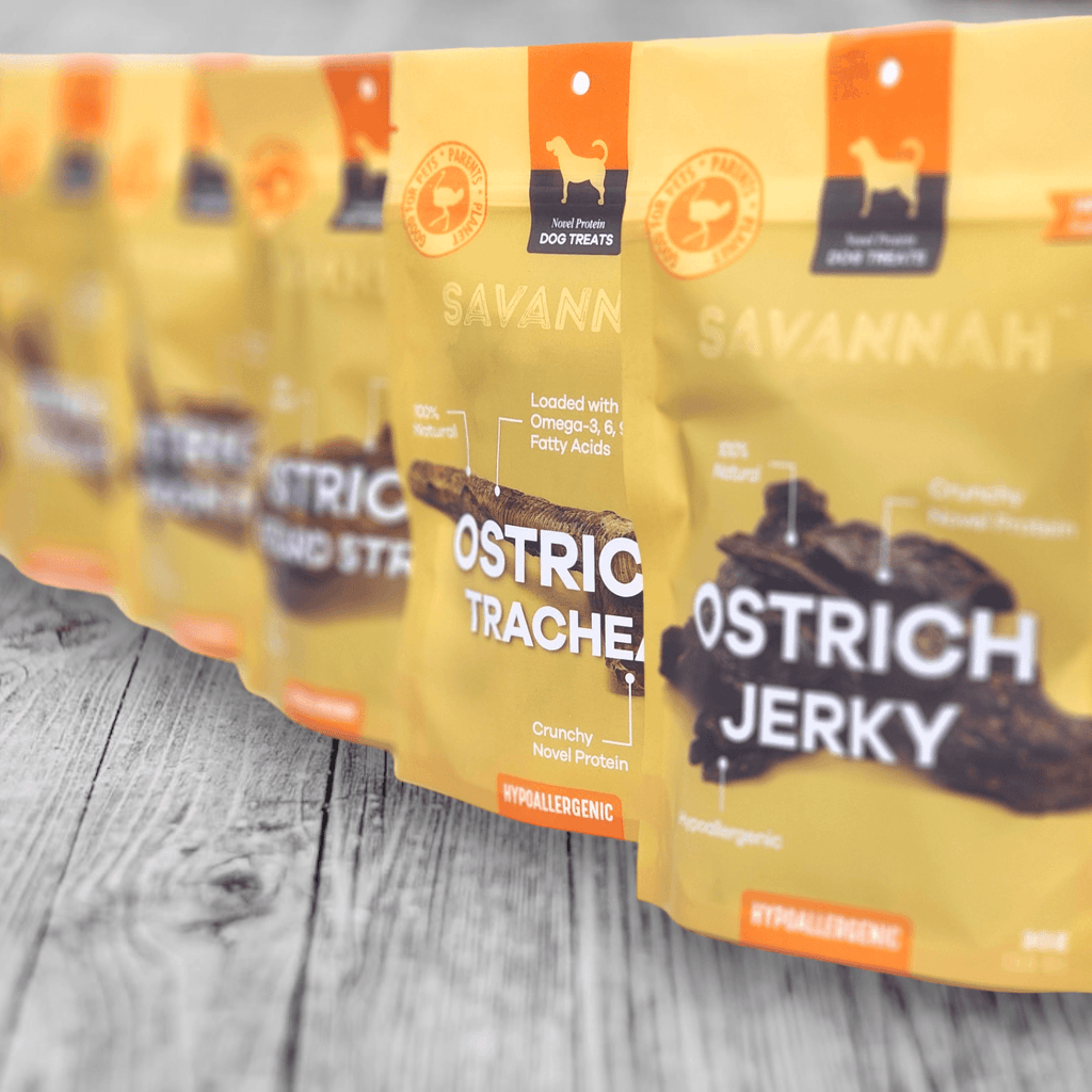 Ostrich Tendon Twister (16" x 2.5" x 1"): The Satisfying, All-Natural Chew for Dental Health & Joint Support