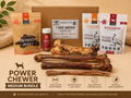 Power Chewer Medium Box — 8 Ostrich Treats for Serious Chewers