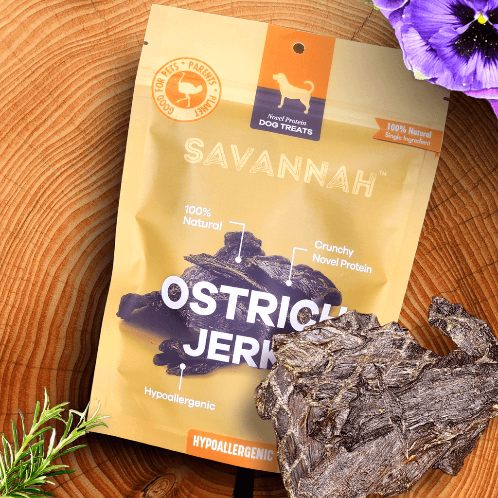 Power Chewer Medium Box — 8 Ostrich Treats for Serious Chewers