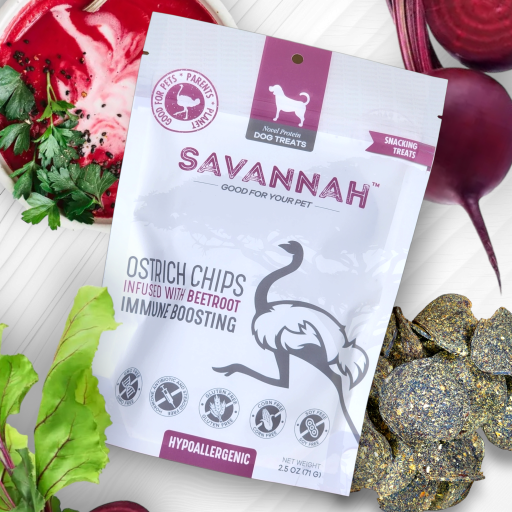 Power Chewer Large Box — 12 Ostrich Treats for Serious Chewers