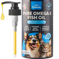 Coat & Skin All Breeds Dog Supplement 32 Oz Fish Oil for Dogs Pet Supplies for Dogs Fish Oil
