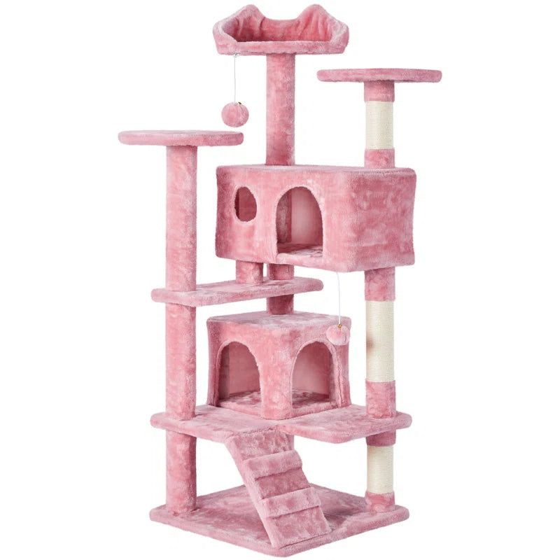 Dagenham Cat Tree Tower Condo Cat Furniture with Scratching Post for Kittens
