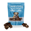 Country Living 4”-6” Beef Lung Slices Dog Treats – 8oz Bag – 100% Natural, Single-Ingredient, High-Protein, Grain-Free Dog