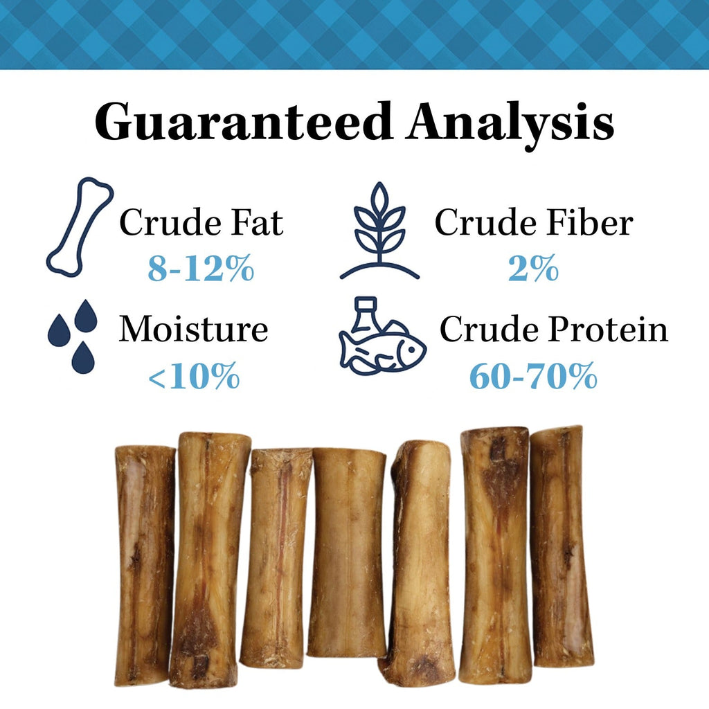Country Living 5”-6” Beef Center Cut Bones for Dogs – 5 Count Bag – All-Natural, Long-Lasting Dog Chews – Single-Ingredient,