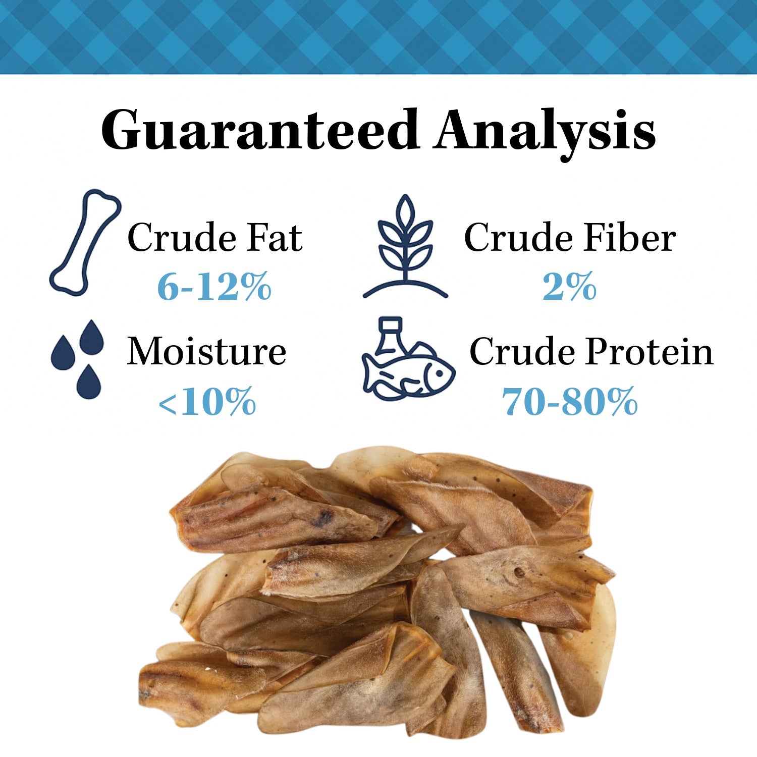 Country Living Natural Cow Ears Dog Chews – 10 Count Bag – All-Natural, Single-Ingredient, Long-Lasting Dog Chews –