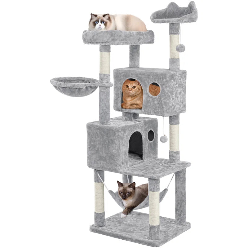 Multiple Level Cat Tree with Scratching Posts