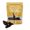 Country Living Dehydrated Chicken Hearts & Livers Dog Treats – 9oz Bag – 100% Natural, High-Protein, Single-Ingredient –