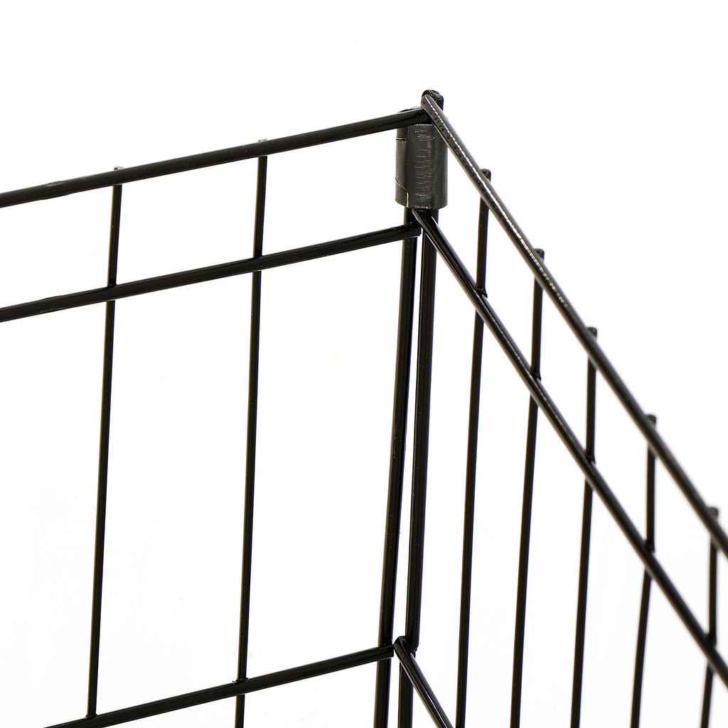 24 Inch Dog Playpen 8 Panels Tall Large Crate Fence Pet Puppy Pen Exercise Cage