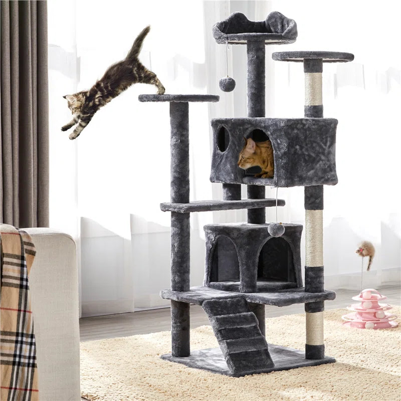 Dagenham Cat Tree Tower Condo Cat Furniture with Scratching Post for Kittens