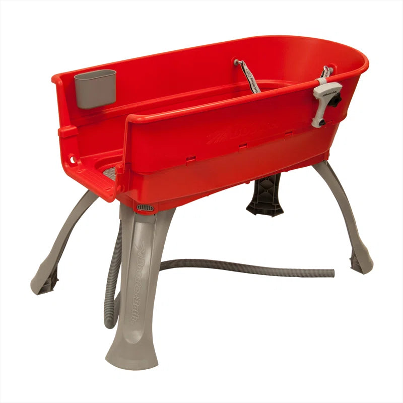15'' H X 21.25'' W X 45'' D Plastic Dog Grooming Tub