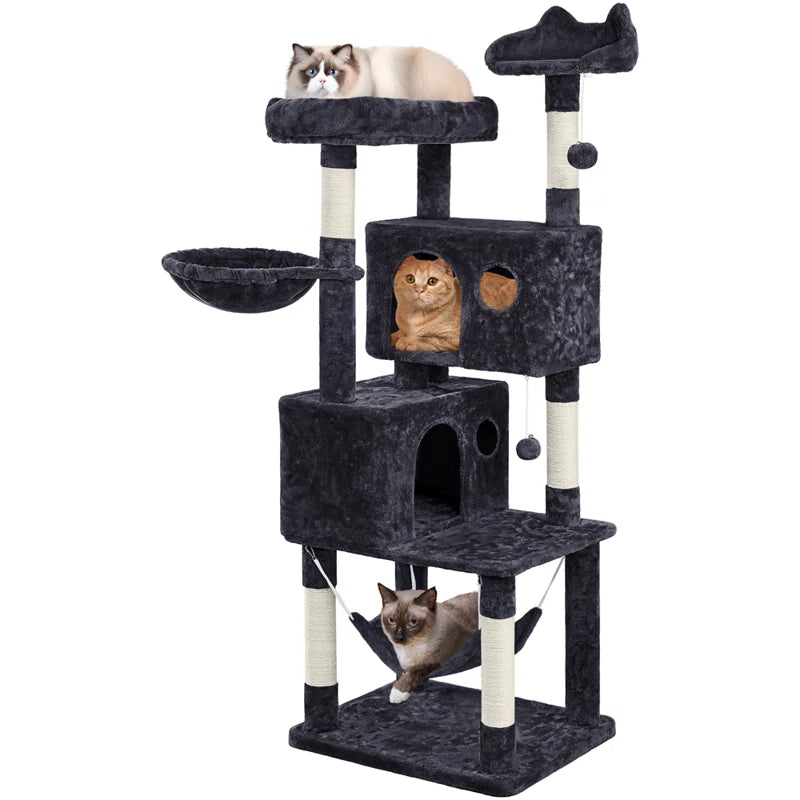 Multiple Level Cat Tree with Scratching Posts