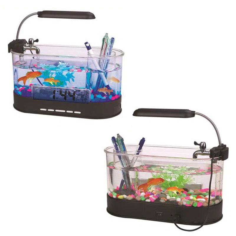 Cheril 1.8 Gallons USB Desktop Aquarium Kit