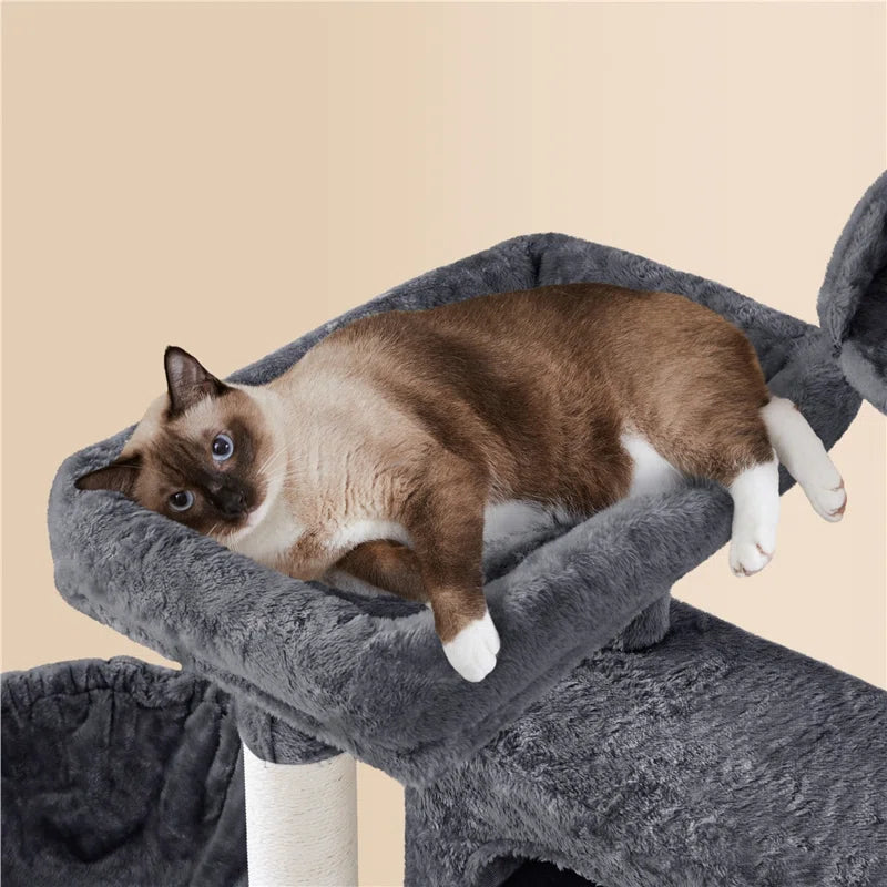 Multiple Level Cat Tree with Scratching Posts
