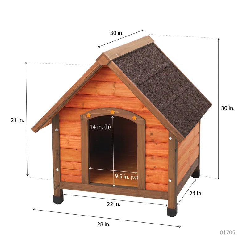 Charitee Premium+ A-Frame Dog House