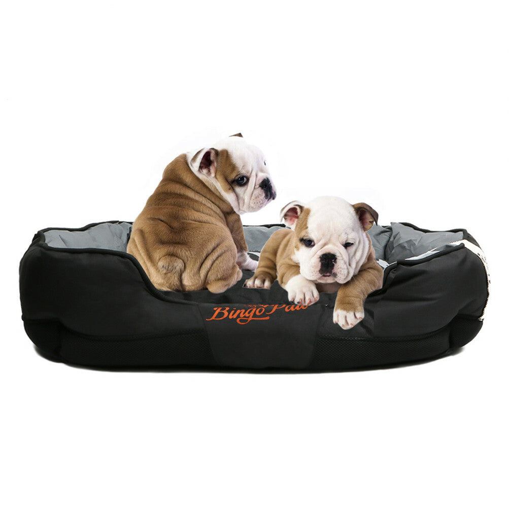 L-XXL Waterproof Dog Bed Orthopedic Sofa Soft Pet Bed Stuffed Pillow Kennel Mat